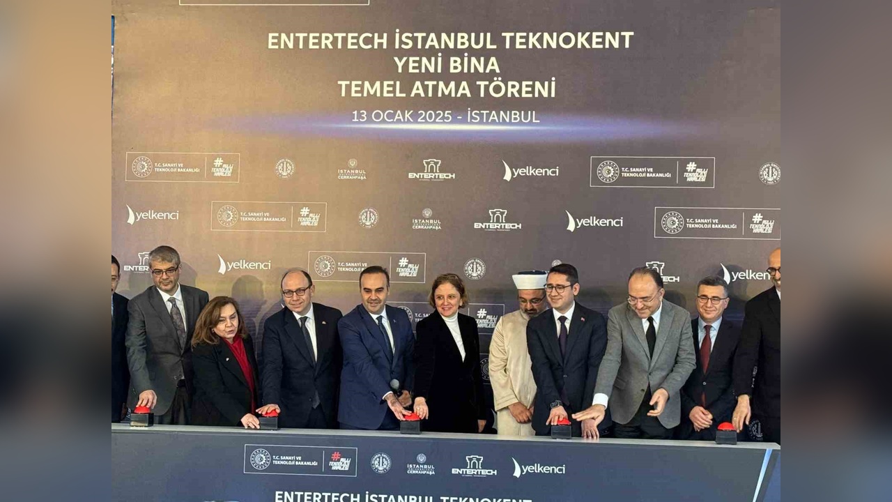 Bakan Kacır, Entertech İstanbul Teknokent'te Yeni Bina Temelini Attı