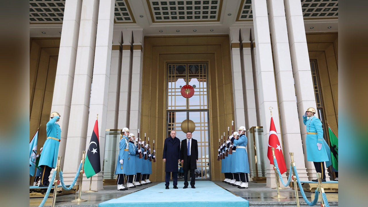 Cumhurbaşkanı Erdoğan, Libya'nın Başbakanı Dibeybe ile Bir Araya Geldi