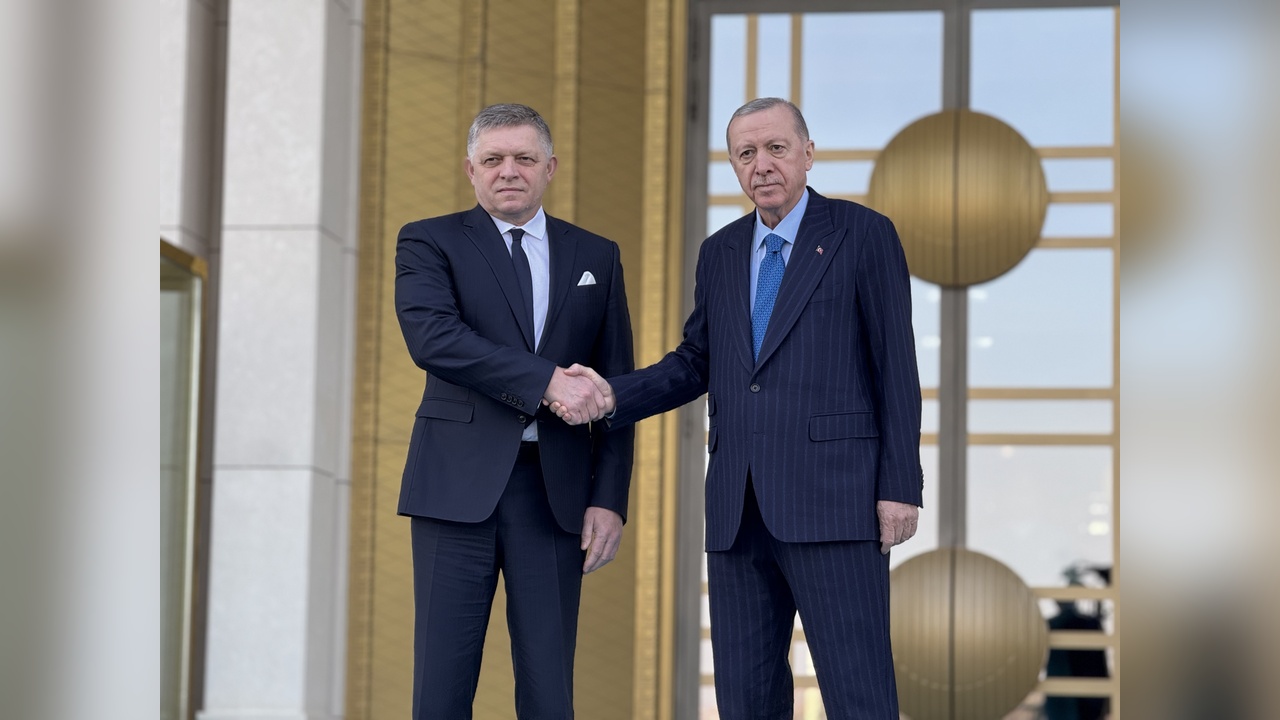 Cumhurbaşkanı Erdoğan, Slovakya Başbakanı Fico ile Görüşme Gerçekleştirdi