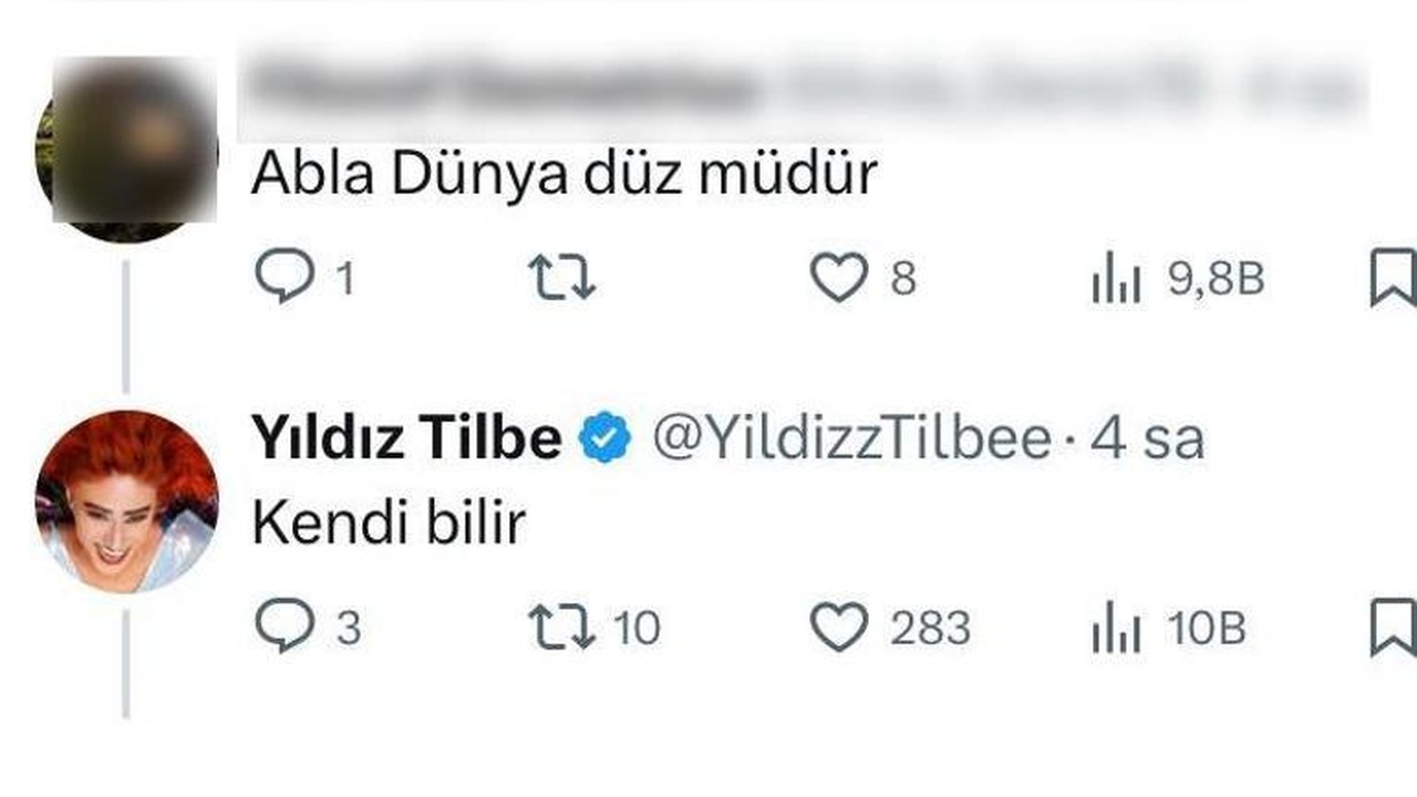 Yıldız Tilbe'den Soru-Cevap Etkinliği: Dünya'nın Şekli Üzerine Dikkat Çeken Yanıt