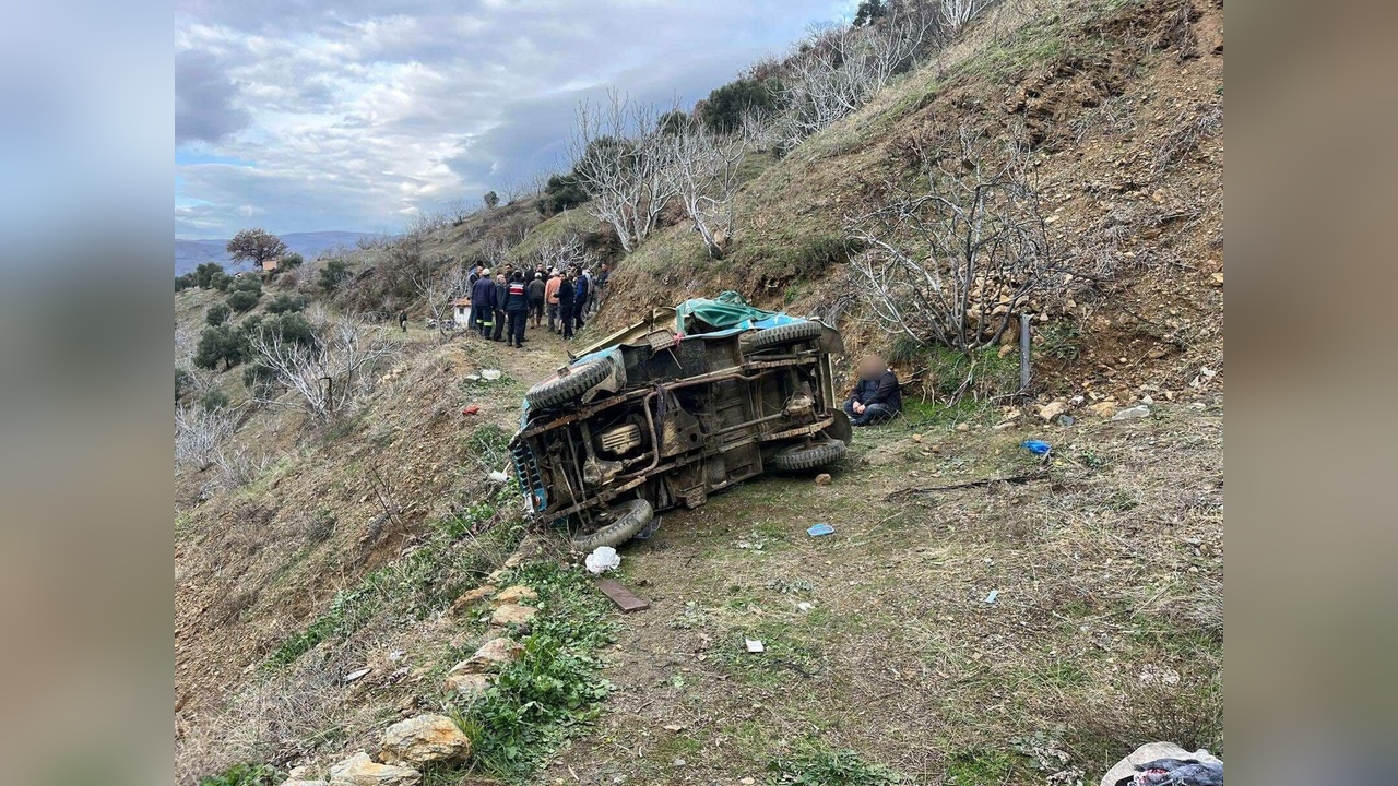 Tarım İşçilerini Taşıyan Araç Uçuruma Düştü: Bir Kişi Hayatını Kaybetti