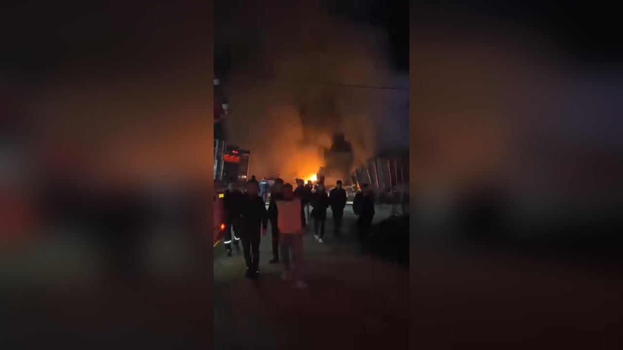 Bursa'daki Fabrikada Yangın Paniği