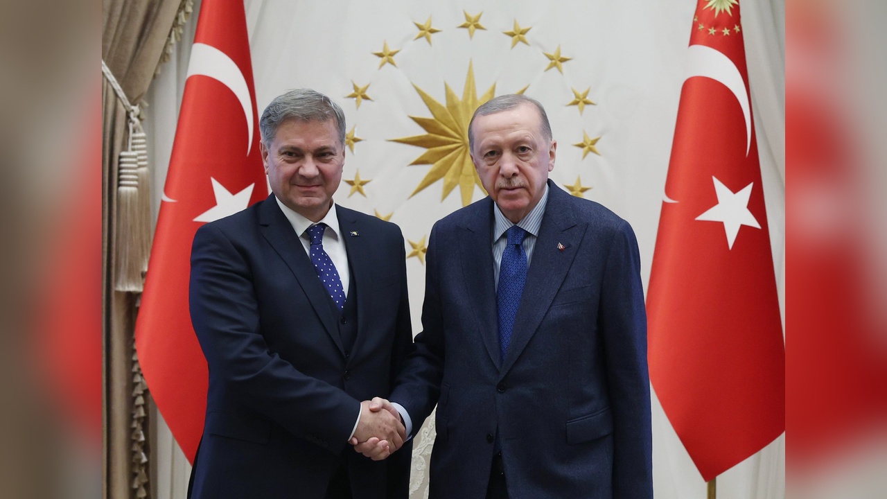Cumhurbaşkanı Erdoğan, Bosna Hersek Temsilciler Meclisi Başkanı Zvizdic ile Bir Araya Geldi
