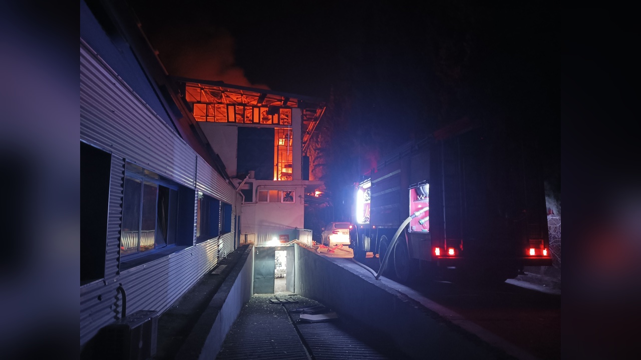 Bursa'daki Tekstil Fabrikasında Yangın Paniği