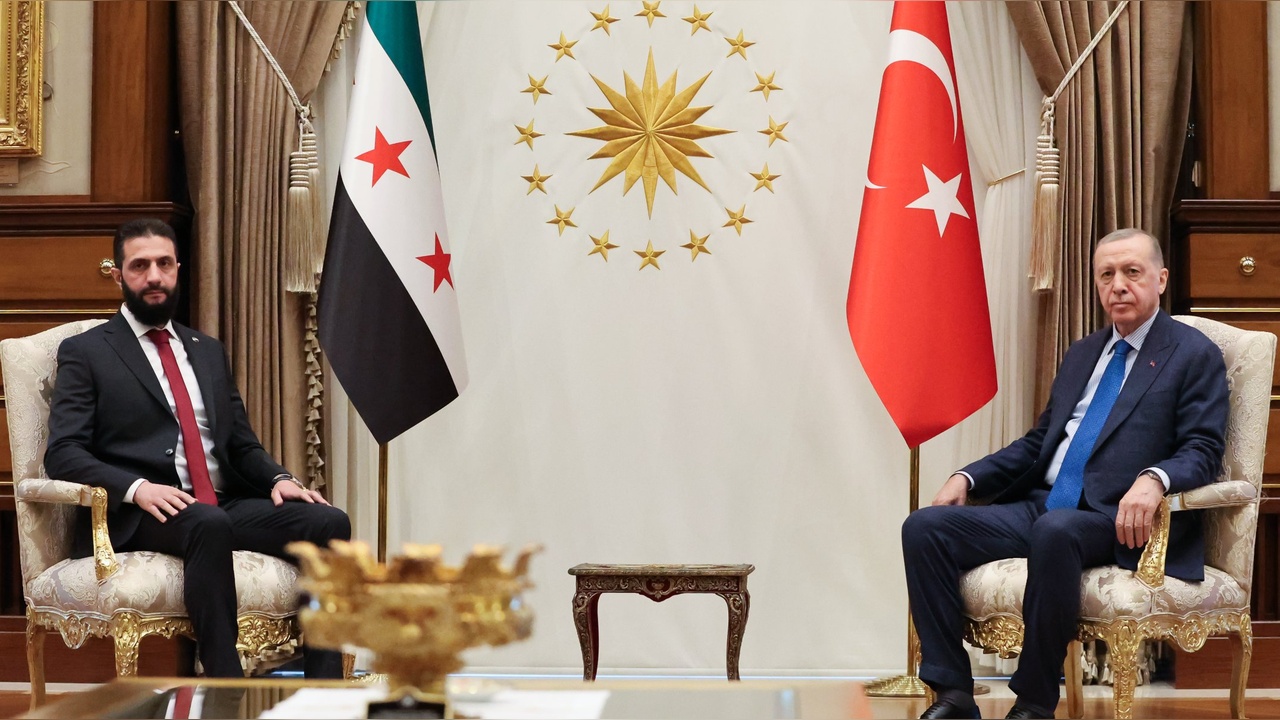 Ahmed Şara, Cumhurbaşkanı Erdoğan'a Teşekkürlerini İletti