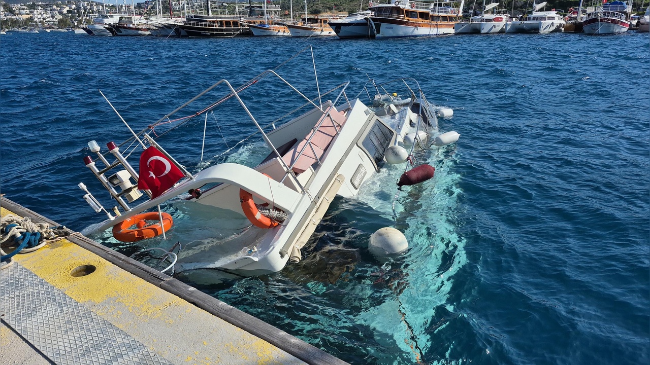 Bodrum Açıklarında Tekne Batma Olayı Yaşandı