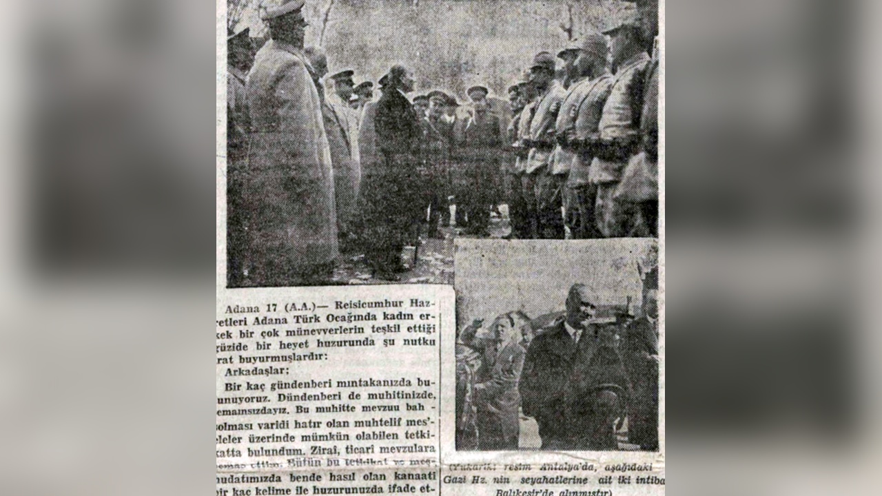 Antalya'da Atatürk'ün Yeni Görüntüsü Gün Yüzüne Çıktı