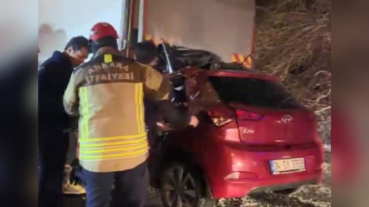 Ankara'da Trafik Kazası: Otomobil Sürücüsü Hayatını Kaybetti