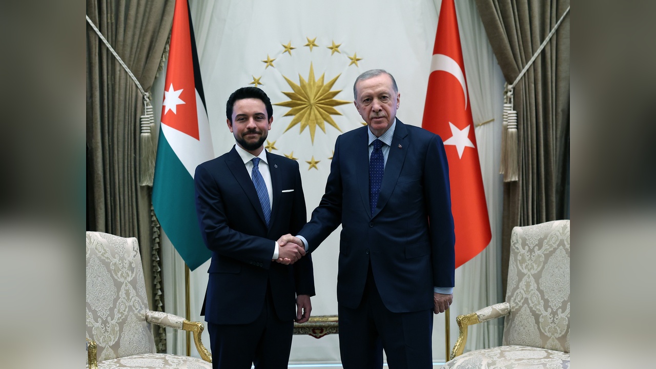 Cumhurbaşkanı Erdoğan, Ürdün Veliaht Prensi Hüseyin ile Görüştü