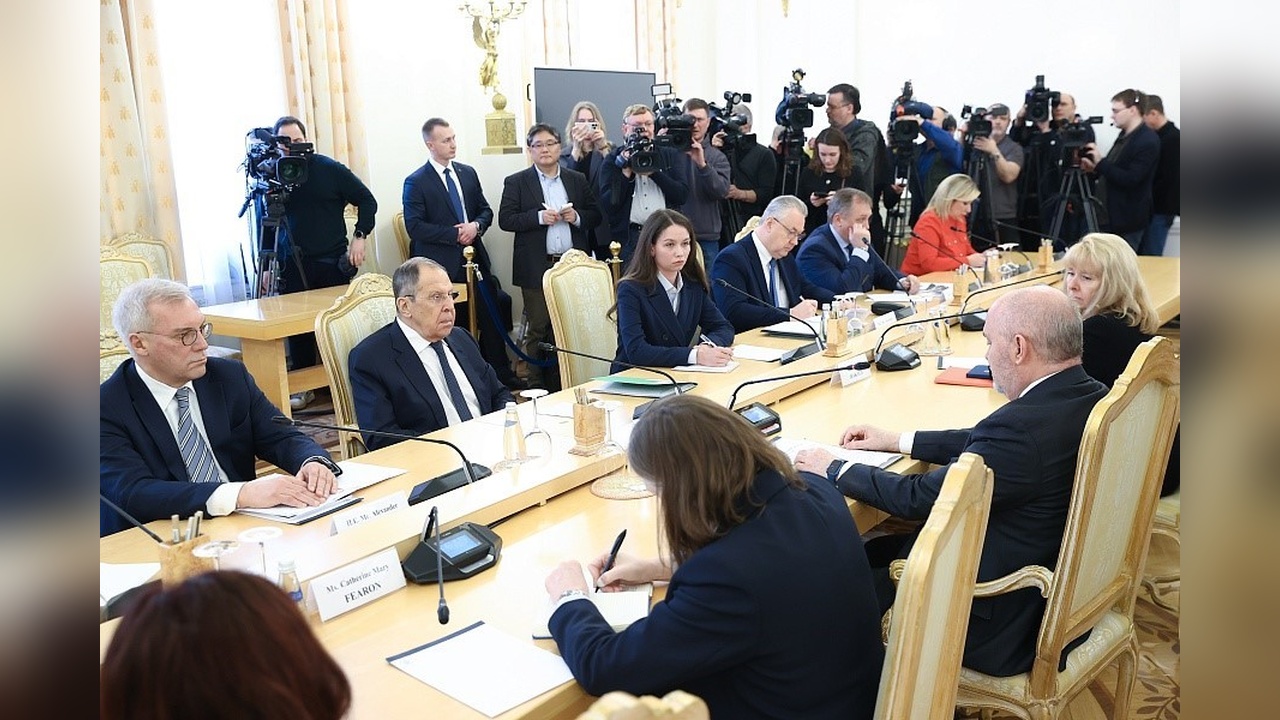 AGİT Genel Sekreteri Sinirlioğlu, Lavrov ile Görüşme Gerçekleştirdi