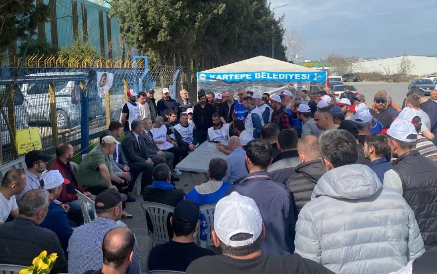 İYİ Parti’den grevdeki işçilere destek