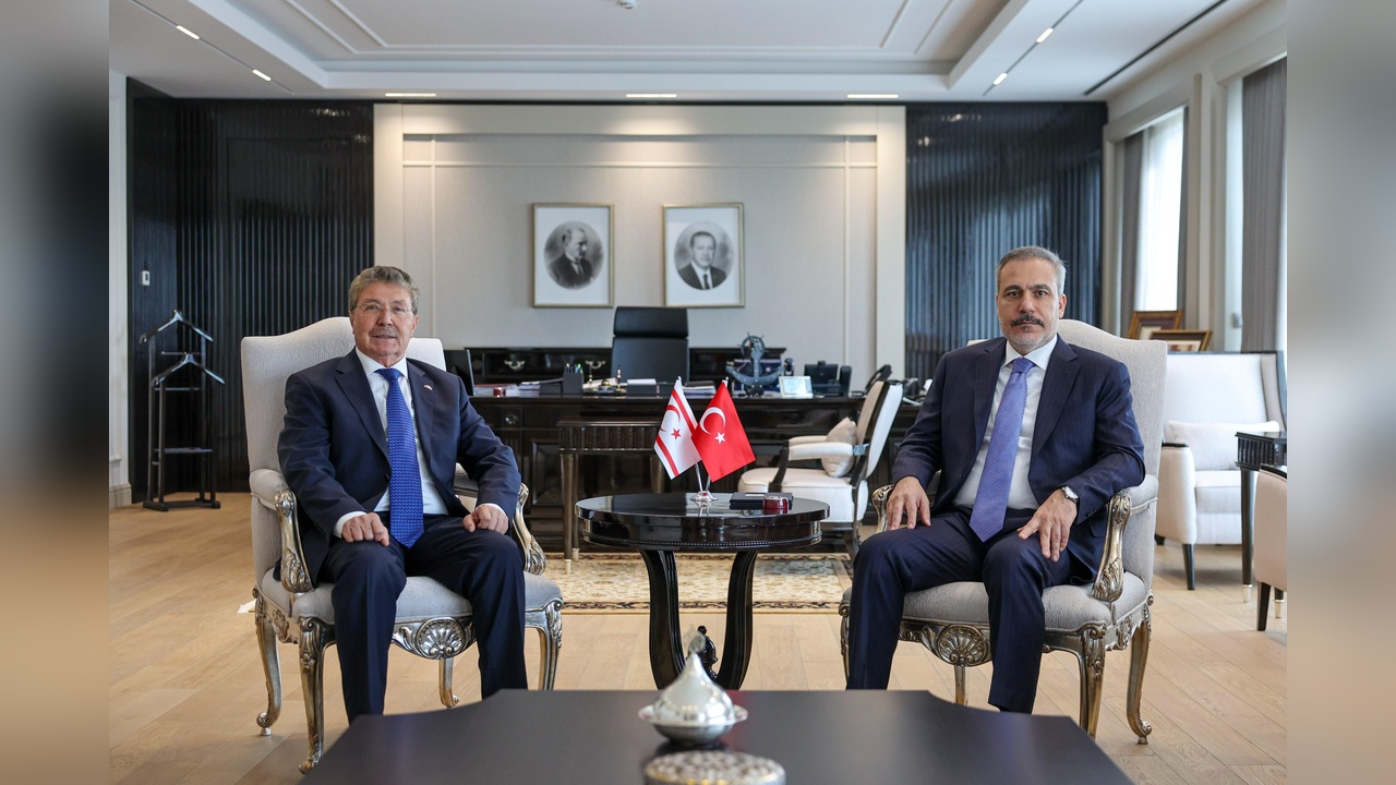 Bakan Fidan ve KKTC Başbakanı Üstel Arasında Önemli Görüşme