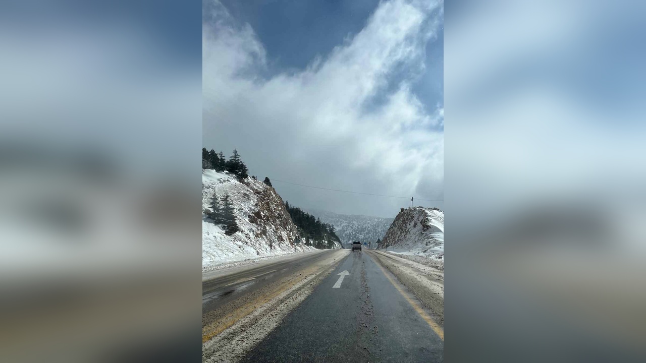 Antalya-Konya Yolunda Kar Yağışı Ulaşımı Olumsuz Etkiliyor