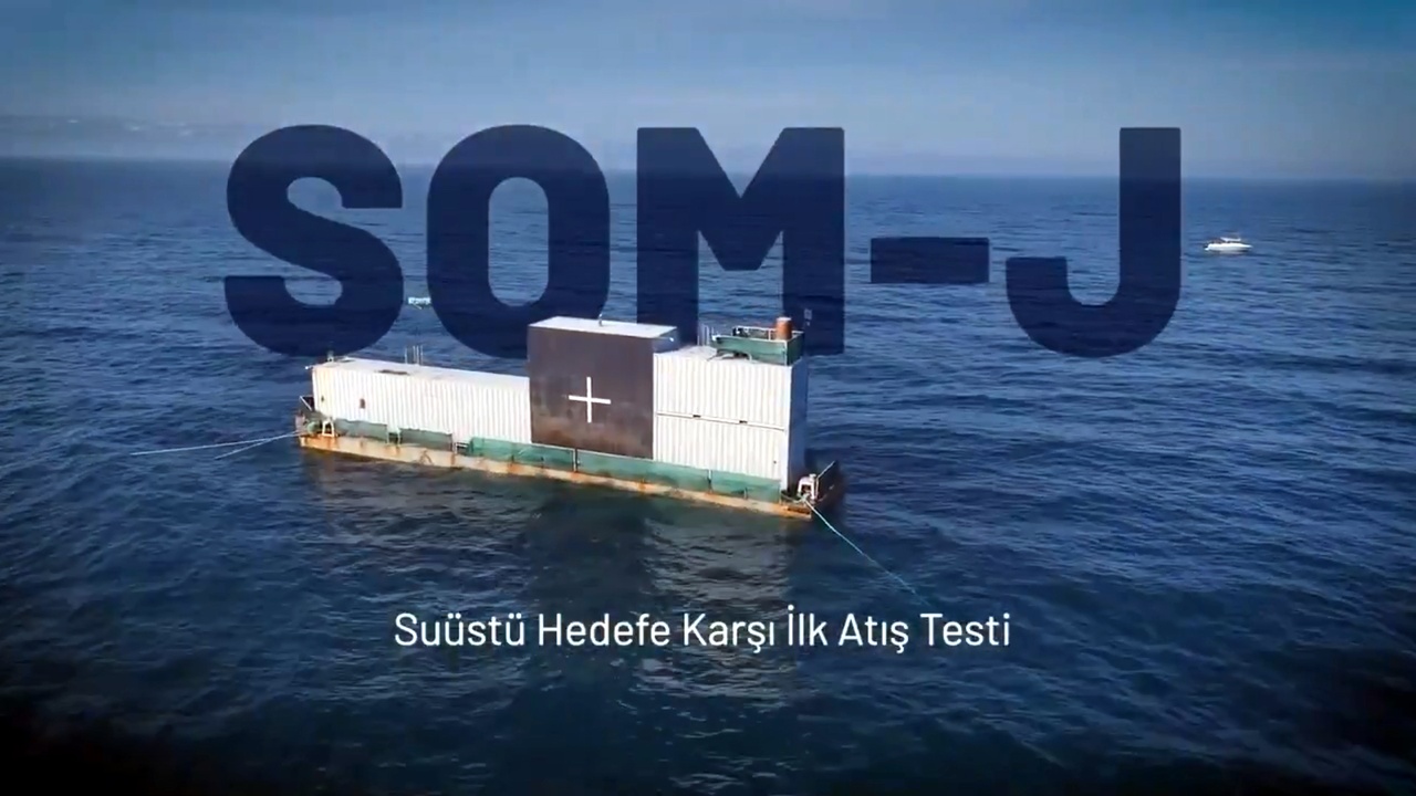 SOM-J Seyir Füzesi Hedefi Tam Vurmayı Başardı