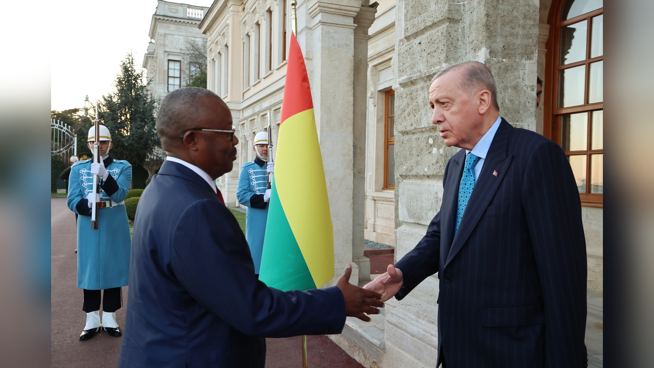 Cumhurbaşkanı Erdoğan, Gine Bissau Devlet Başkanı Embalo ile İstanbul'da Bir Araya Geldi