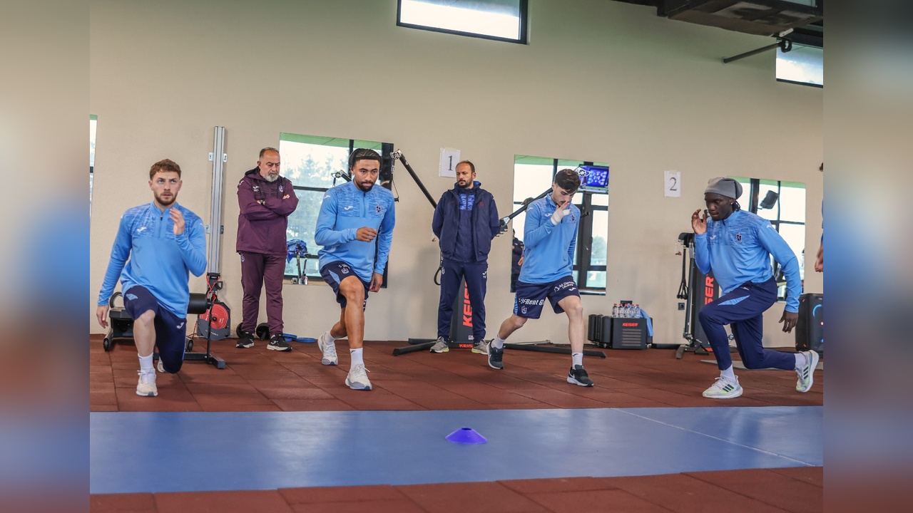 Trabzonspor, Salonda Antrenman Gerçekleştirdi
