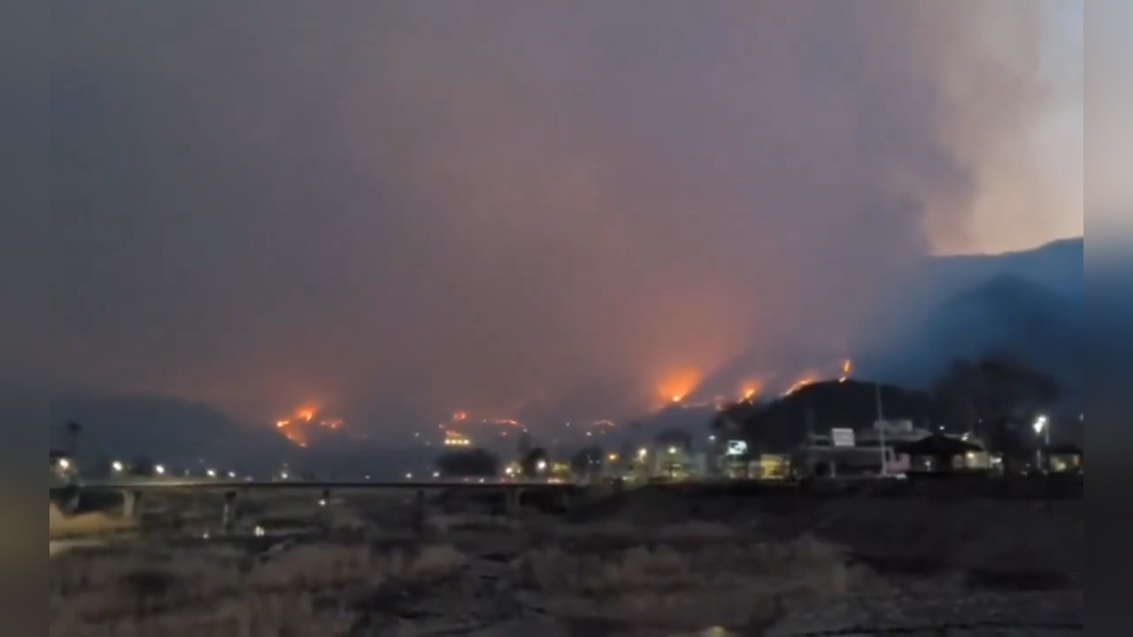 Güney Kore Orman Yangınında İki İtfaiyeci Hayatını Kaybetti