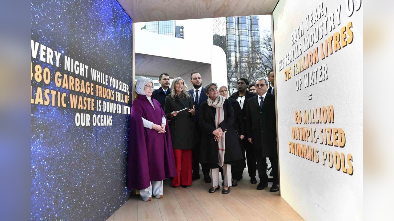 Emine Erdoğan, BM'de Sıfır Atık Sergisini Ziyaret Etti