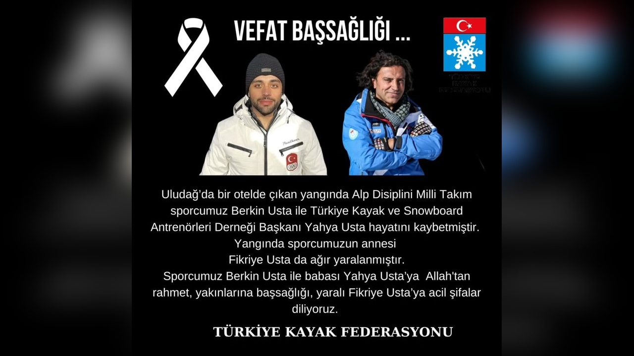 Uludağ'daki Otel Yangınında İki Kişi Hayatını Kaybetti