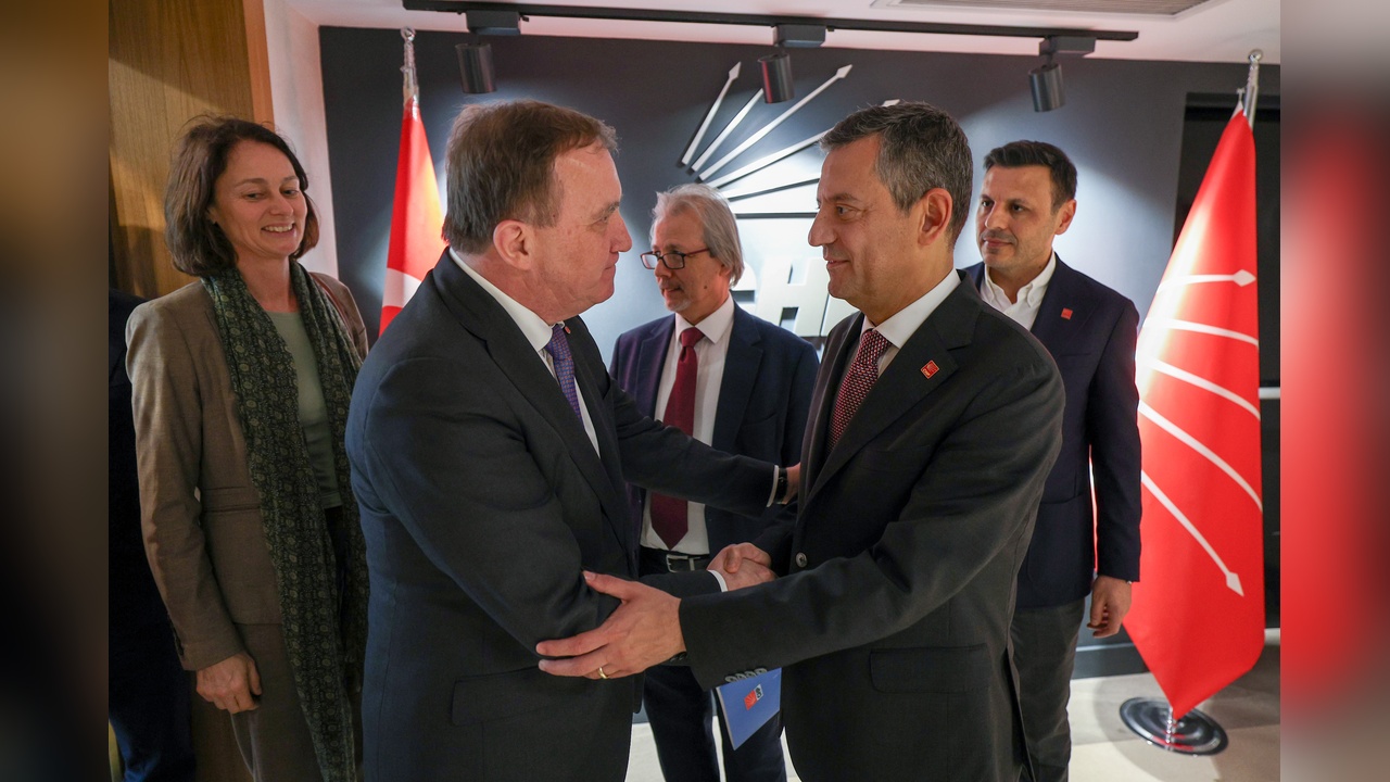 Özgür Özel ve Stefan Löfven İstanbul'da Buluştu