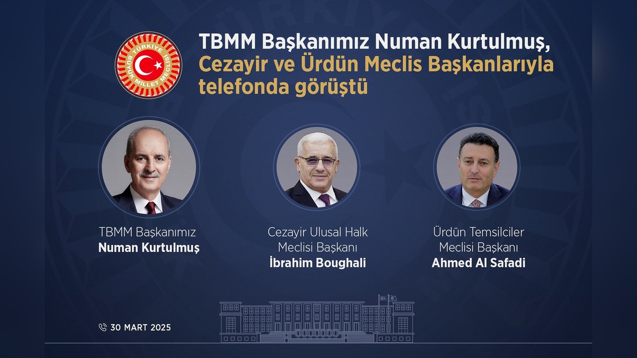 Kurtulmuş, Cezayir ve Ürdün ile Diplomatik Temaslarda Bulundu