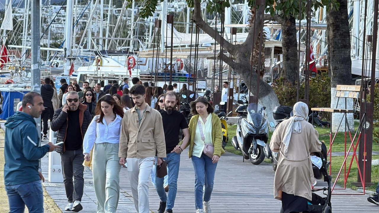 Bodrum'da Bayram Döneminde Yoğunluk Artışı