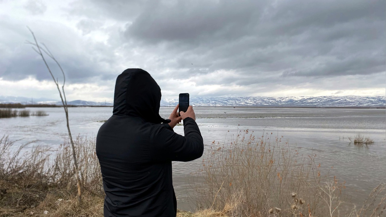 Kura Nehri Taşarak Ardahan Ovası'nı Su Bastı