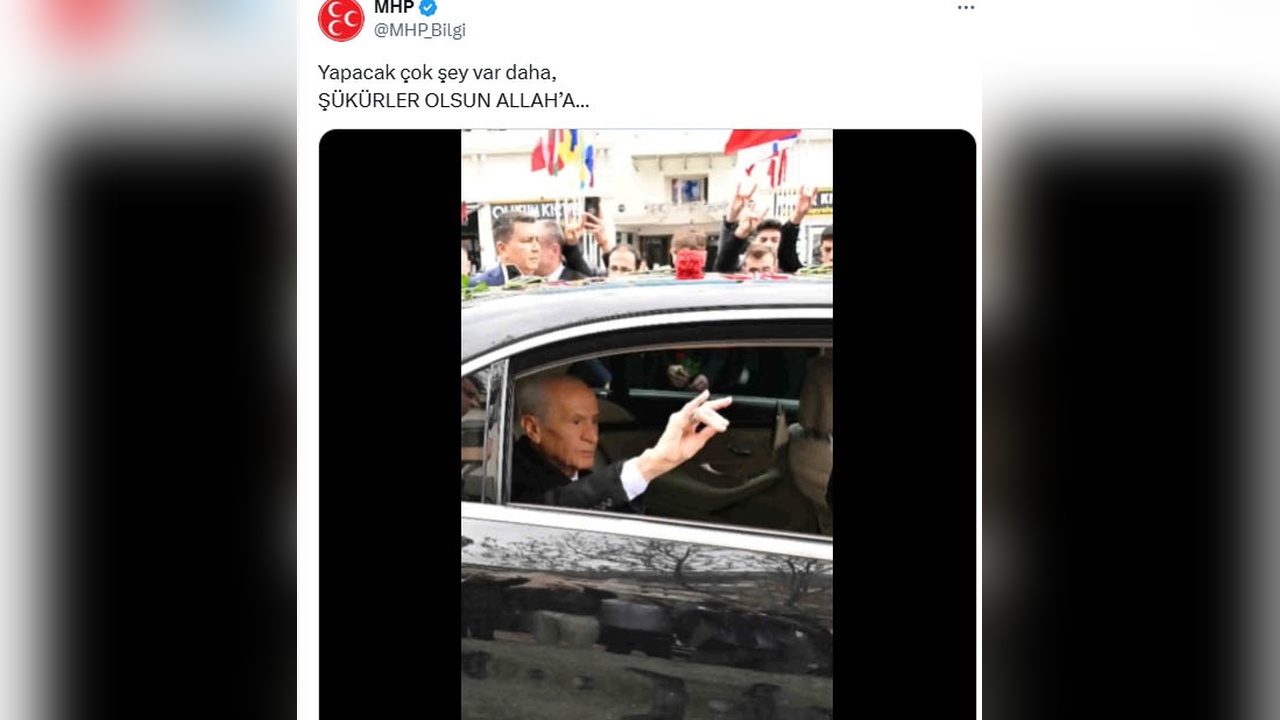 Bahçeli, Türkeş'in Mezarı'nı Ziyaret Etti
