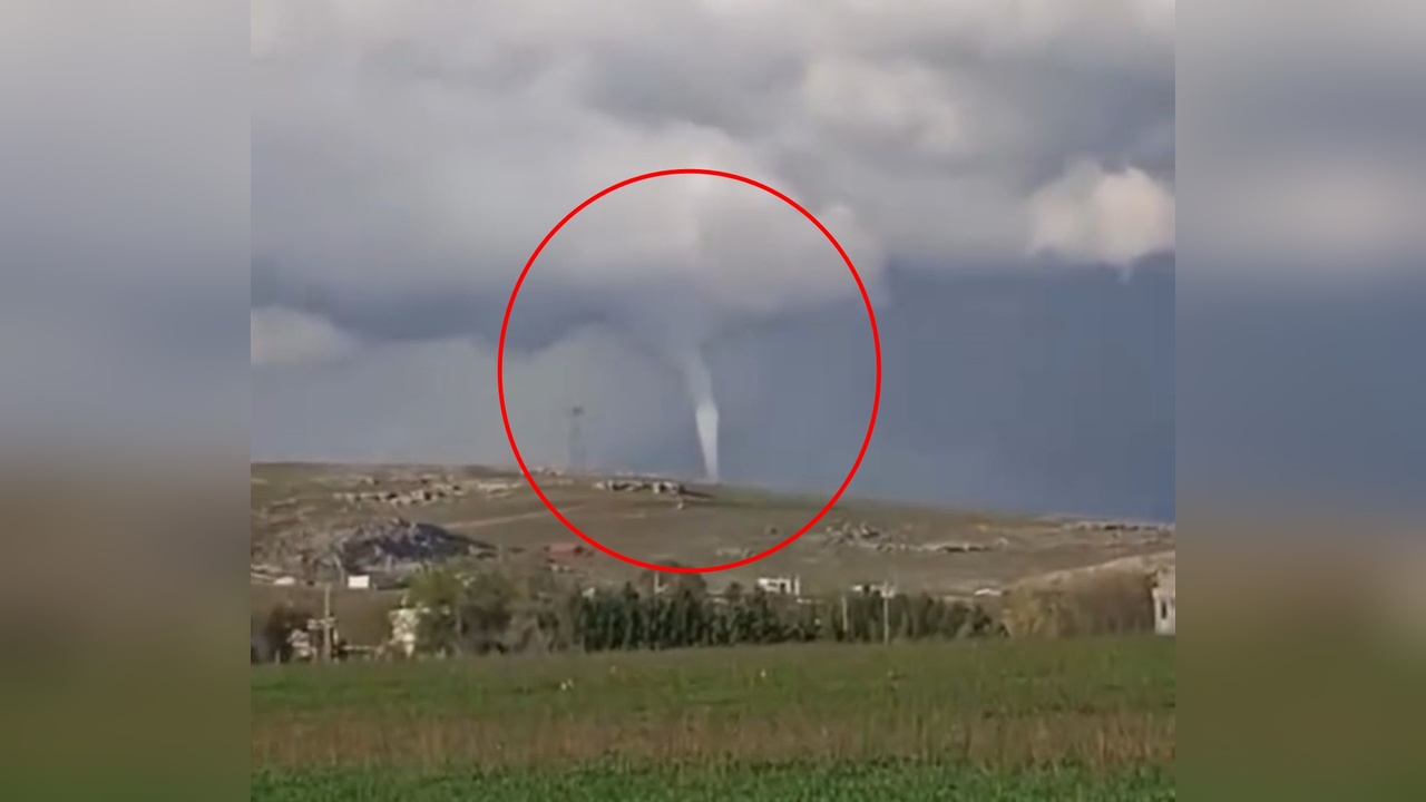 Diyarbakır'da Hortum Oluşumu Görüntülendi