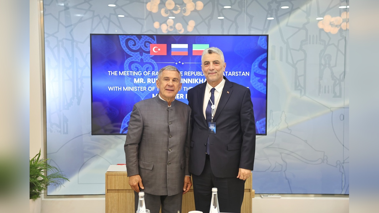 Bakan Bolat ve Tataristan Cumhurbaşkanı Minnihanov'dan Önemli Görüşme