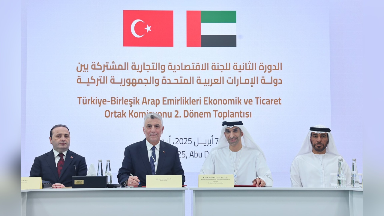 Bakan Bolat ve Al Zeyoudi Arasında Ticaret Görüşmesi