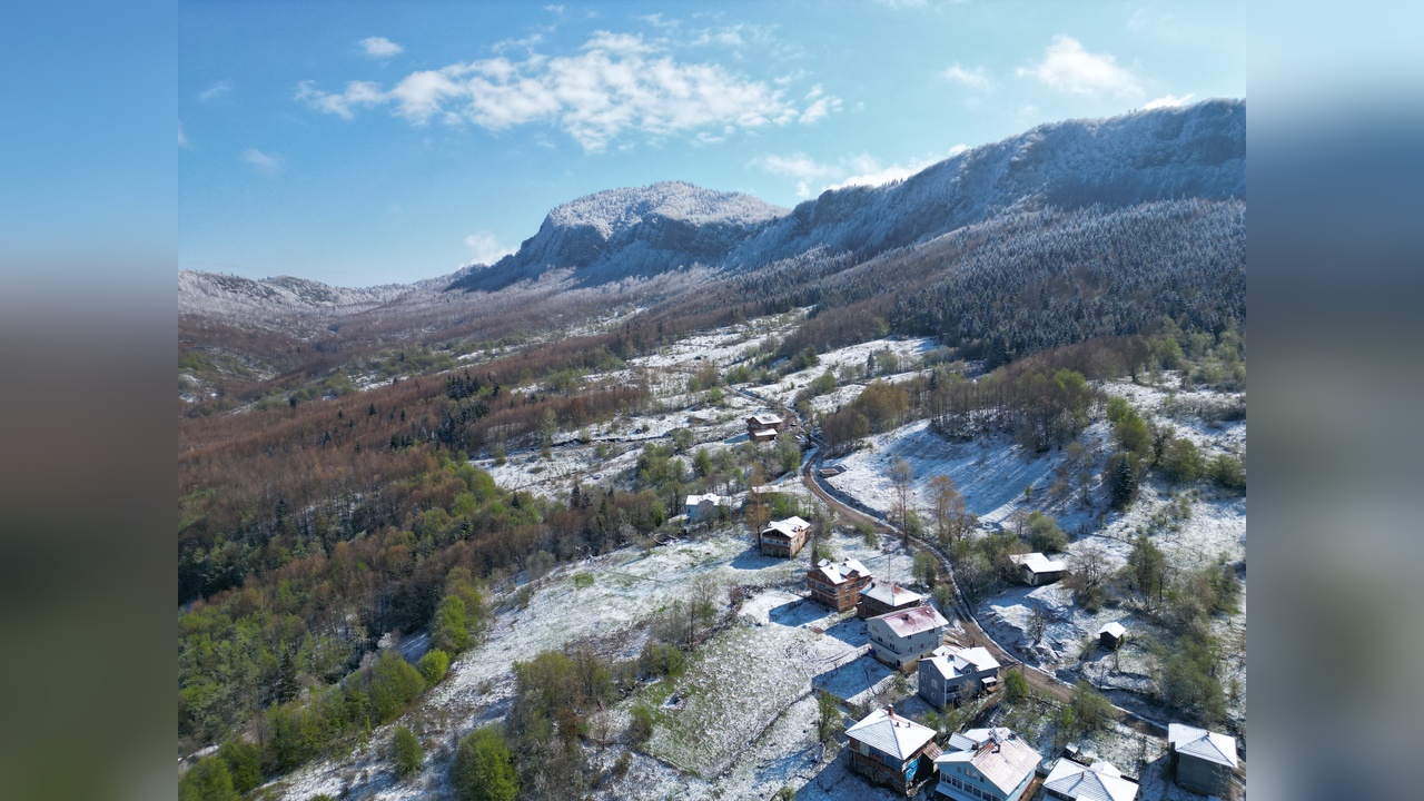 Küre Dağları Milli Parkı'nda Mevsimler İç İçe Geçti