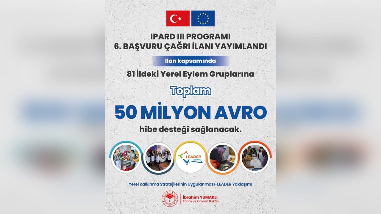 AB, Yerel Eylem Gruplarına 50 Milyon Avro Destek Sağlayacak