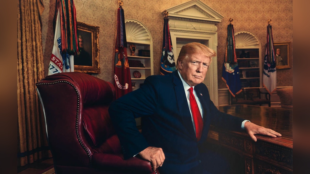 Beyaz Saray'da Trump'a Suikast Girişimini Tasvir Eden Tablo Sergilendi
