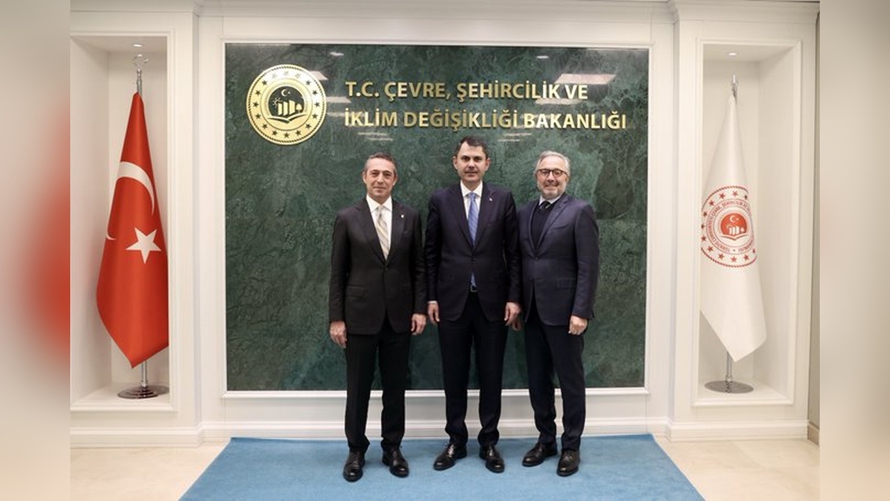 Çevre ve Şehircilik Bakanı Kurum, Fenerbahçe Başkanı Ali Koç ile Görüştü