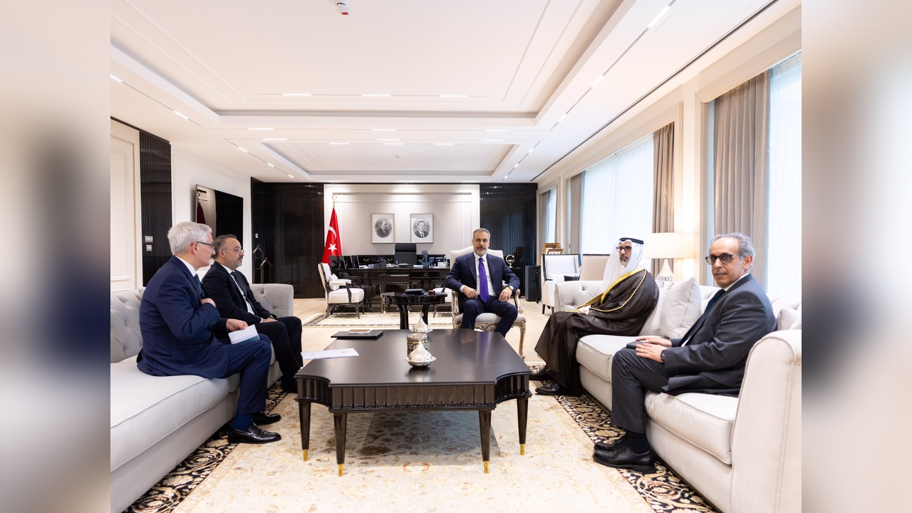 Türkiye Dışişleri Bakanı Fidan, Kuveyt Dışişleri Bakan Yardımcısı Al Sabah'ı Kabul Etti