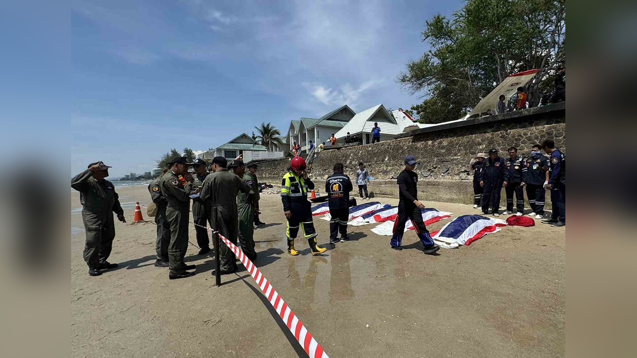 Tayland’da Polis Uçağı Denize Çakıldı: 5 Kişi Hayatını Kaybetti