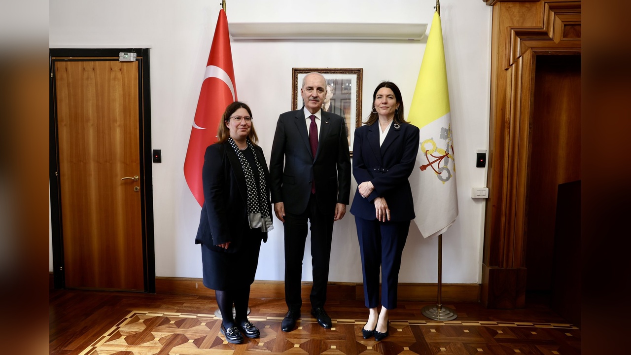 TBMM Başkanı Kurtulmuş, Vatikan Büyükelçiliği’ni Ziyaret Etti
