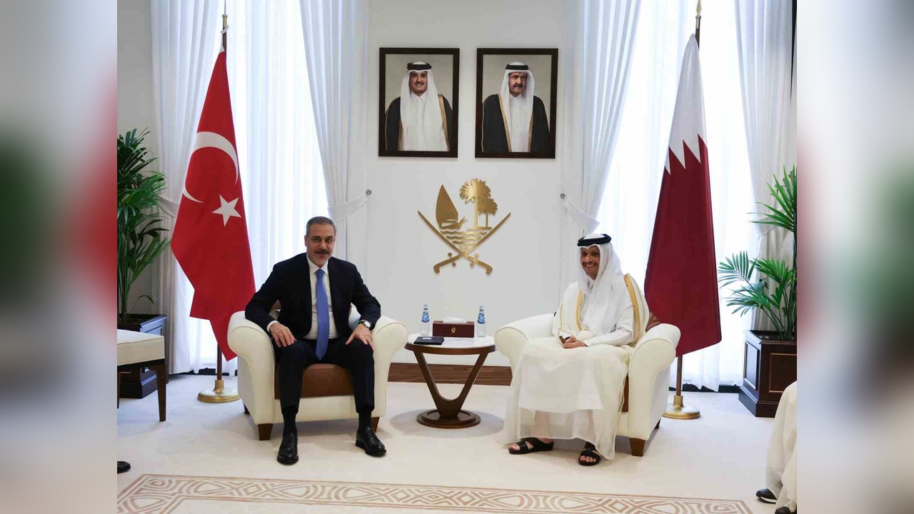 Dışişleri Bakanı Fidan, Katar Dışişleri Bakanı Al-Thani ile Görüştü
