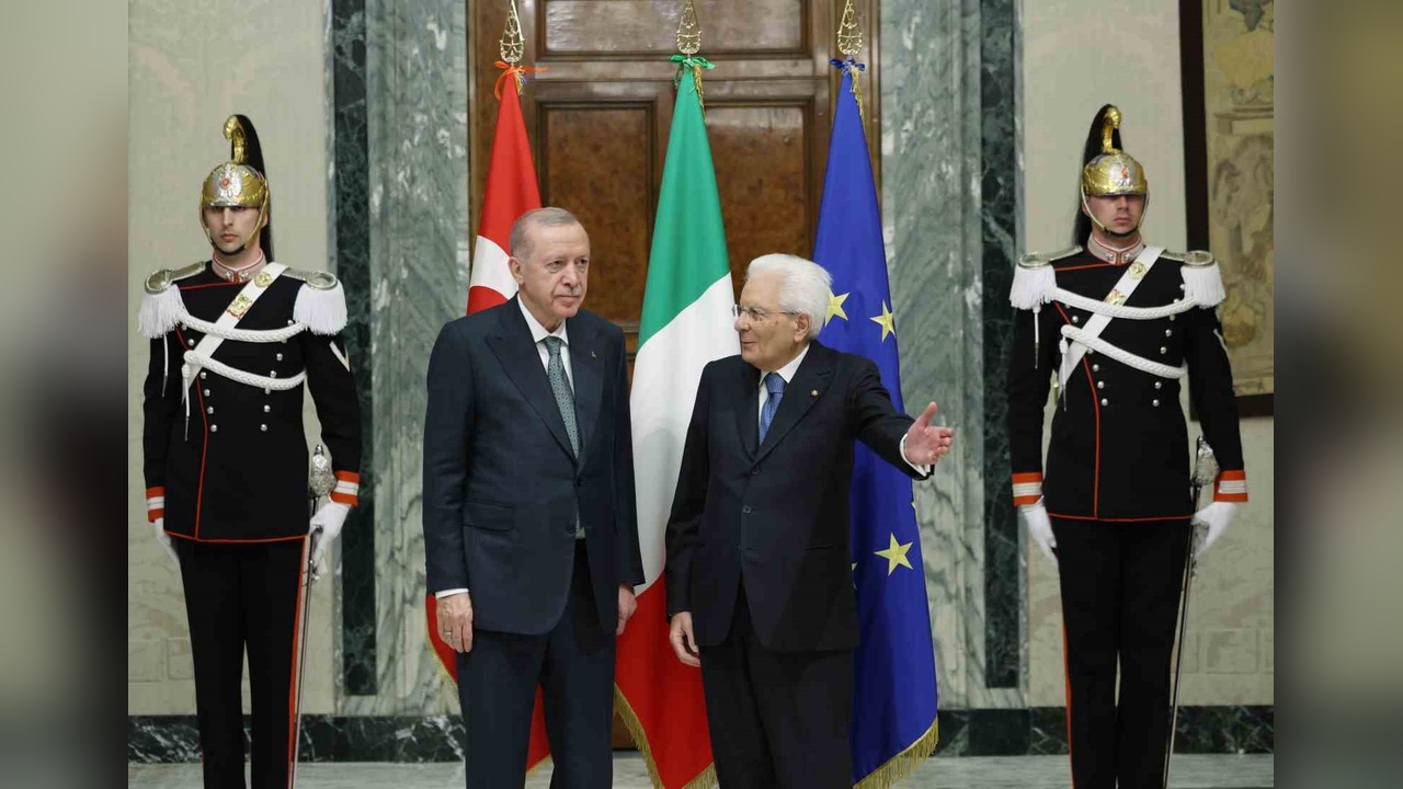 Cumhurbaşkanı Erdoğan ve İtalya Cumhurbaşkanı Mattarella Görüşmesi Gerçekleşti
