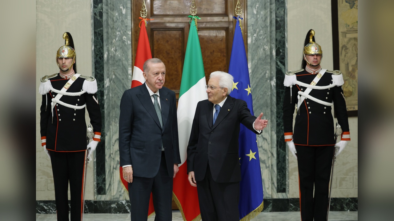 Cumhurbaşkanı Erdoğan ve İtalyan Cumhurbaşkanı Mattarella Görüşmesi Gerçekleşti