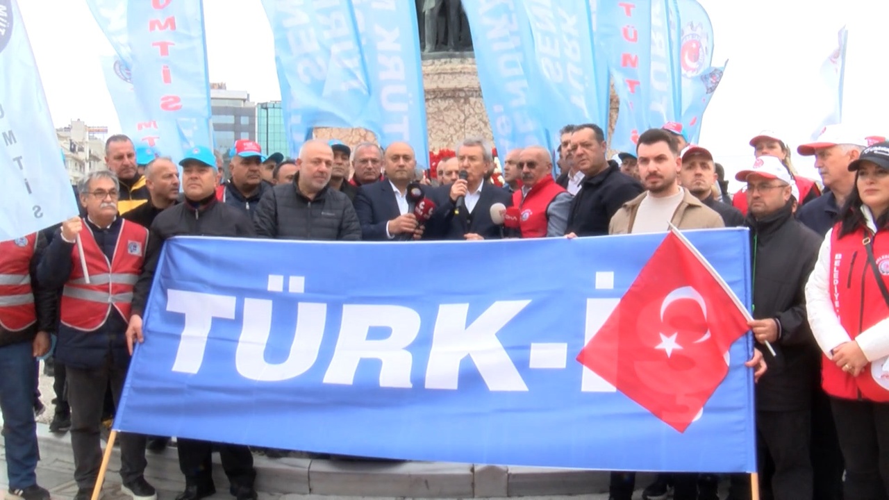 Sendikalar Taksim'de 1 Mayıs İşçi Bayramı'nı Coşkuyla Kutladı