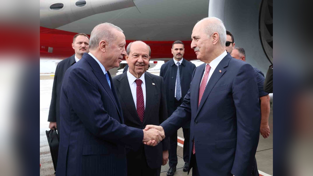 Cumhurbaşkanı Erdoğan Kuzey Kıbrıs Türk Cumhuriyeti’nde Resmi Ziyarette