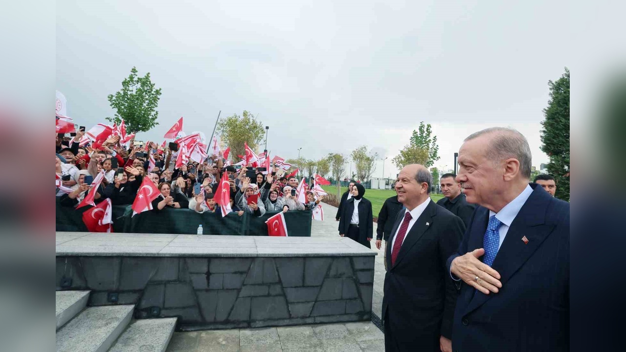 Erdoğan: KKTC Cumhuriyet Yerleşkesi Kıbrıs Türklerinin Direnişinin Simgesi