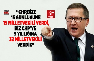  İYİ aprtili Türkkan “CHP, bize 15 günlüğüne 15 milletvekili verdi, biz CHP’ye  5 yıllığına 32 milletvekili verdik”