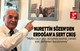 Nurettin Sözen'den  Erdoğan'a sert çıkış