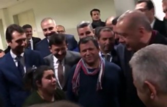 Erdoğan ile vatandaş arasında güldüren sohbet