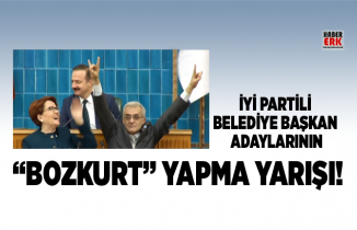 İYİ Partili belediye başkan adaylarının “Bozkurt” yapma yarışı!