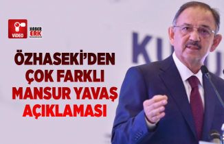 Özhaseki’den çok farklı Mansur Yavaş açıklaması