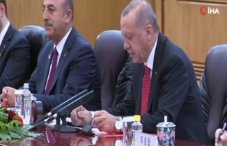 Cumhurbaşkanı Erdoğan, Çin Devlet Başkanı Xi ile görüştü
